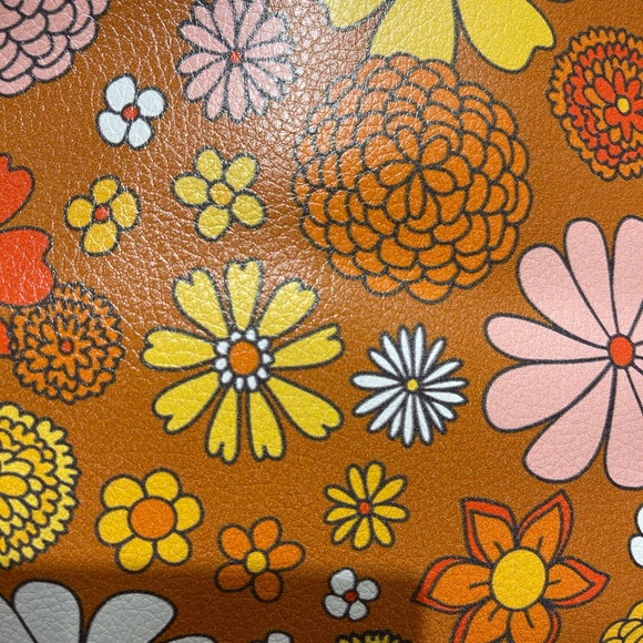 NWT Retro Hippy Floral Tote Bag - Picture 3 of 6